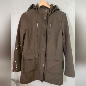 DKNY Utility Jacket in Rich Brown